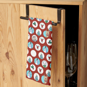 Linge De Cuisine Chiens KiniArt Noël Snowman