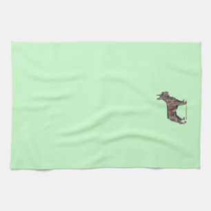 Linge De Cuisine Chiffre de taureau français