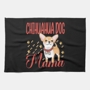Linge De Cuisine Chihuahua Chien Maman Femme