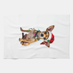 Linge De Cuisine Chihuahua Noël Santa Sweat Ugly Chien Amant X