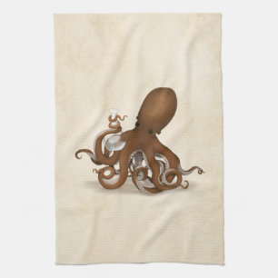 Linge De Cuisine Chimie de la fiole d'octopus contenant du verre Ch