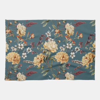 Linge De Cuisine Chinoiserie Floral watercolour botanical modern 