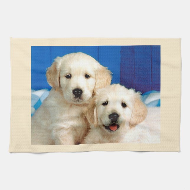 Linge De Cuisine chiots Labrador  (Horizontal)