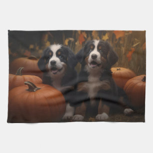 Linge De Cuisine Chiots Montagne des Bernese Délice d'Automne Citro