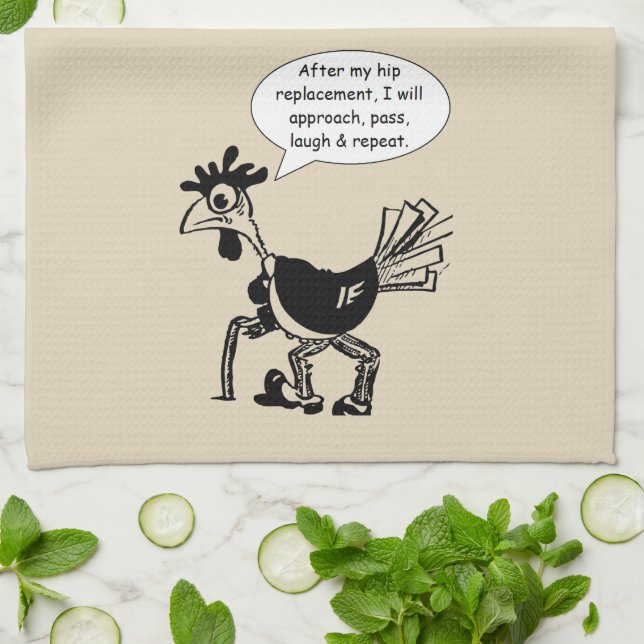 Linge De Cuisine Chirurgie de remplacement de hanche - citation (Plié)