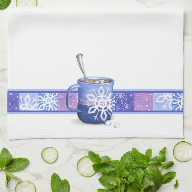 Linge De Cuisine Chocolat chaud (Plié)