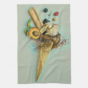 Linge De Cuisine Chocolat glacé amant cadeau