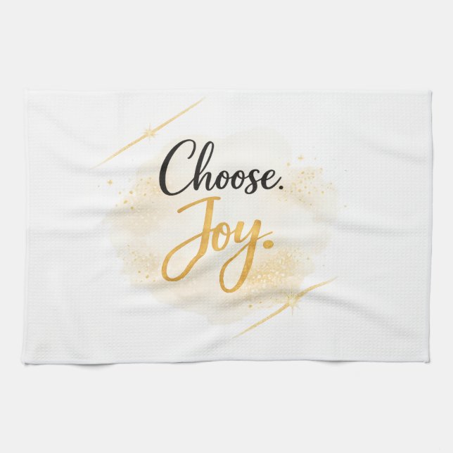 Linge De Cuisine Choose Joy Kitchen Towel (Horizontal)