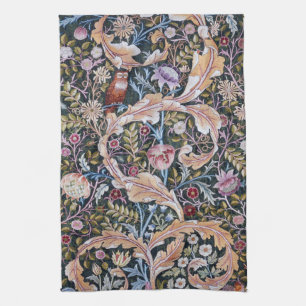 Linge De Cuisine Chouette et fleurs, William Morris