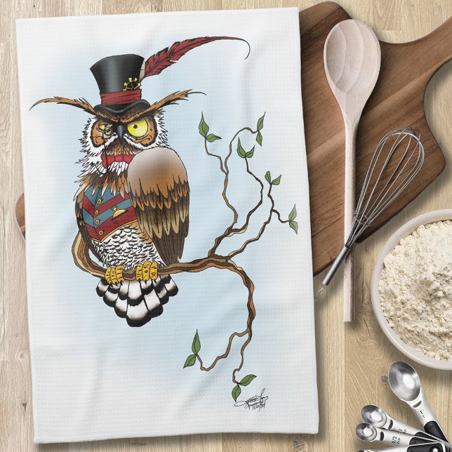 Linge De Cuisine Chouette victorienne (Créateur téléchargé)