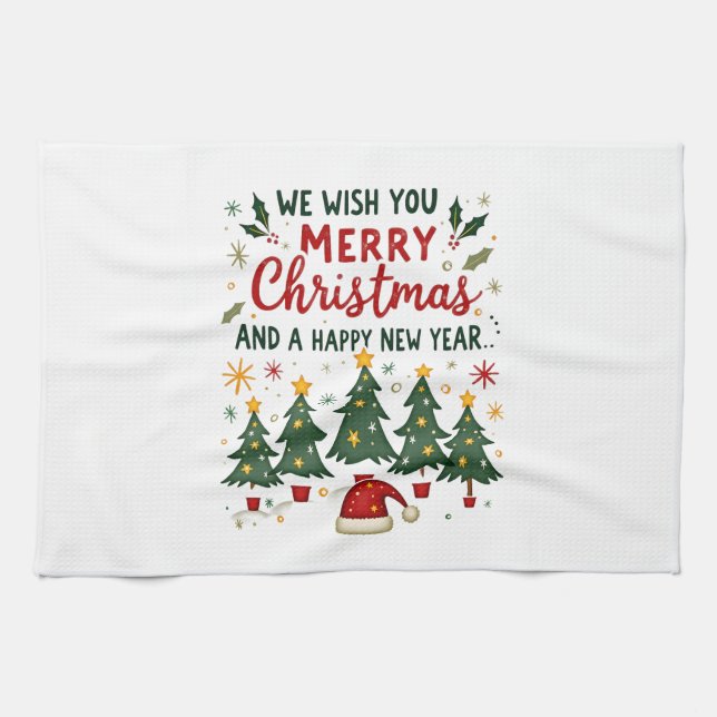Linge De Cuisine Christmas Christmas Christmas Christmas Christmas  (Horizontal)