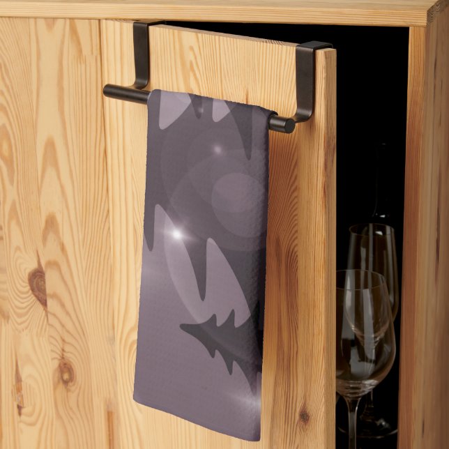 Linge De Cuisine Christmas Party Pink Trees Holiday Winter Elegant (Pliage en tiers)