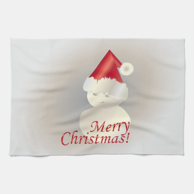 Linge De Cuisine Christmas Snowman (Horizontal)