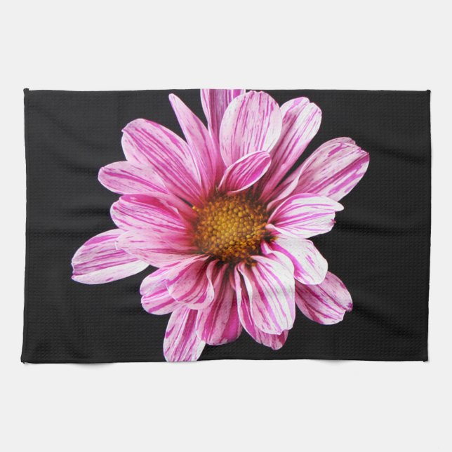 Linge De Cuisine Chrysanthemum Fleur ktcnm (Horizontal)
