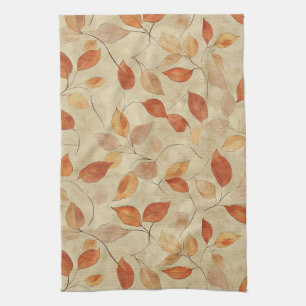 Linge De Cuisine Chuchotement d'automne - Feuilles d'automne dans d