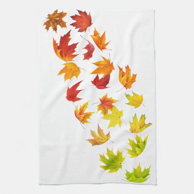 Linge De Cuisine Chute des feuilles (Vertical)