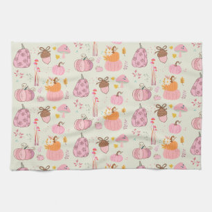 Linge De Cuisine Chute rose