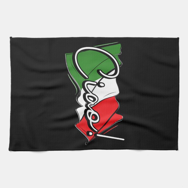 Linge De Cuisine Ciao! - Italien et Européen Venise Scooter et La (Horizontal)
