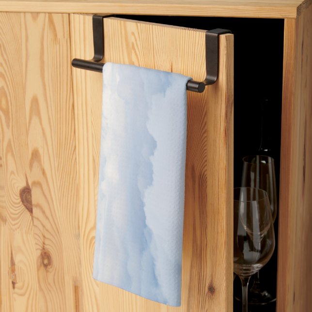Linge De Cuisine Ciel Pastel et Rêve de Nuages ​​Doux 1 (Pliage en tiers)