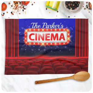 Linge De Cuisine Cinéma Personnalisé Cinéma Salle Familiale