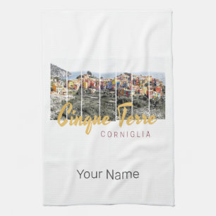Linge De Cuisine Cinque Terre Corniglia Riomaggiore Italien Vintage