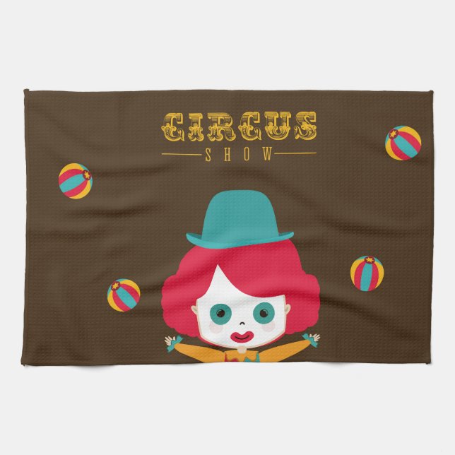 Linge De Cuisine circus design (Horizontal)