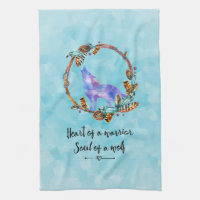 Citation de typographie à l'aquarelle Wolf Boho St