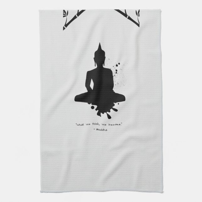 Linge De Cuisine Citation zen : Sagesse et méditation (Vertical)