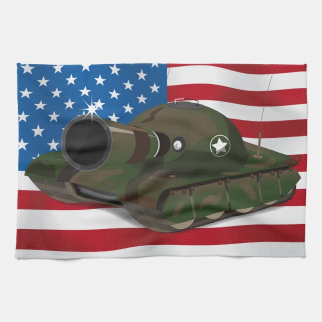Linge De Cuisine Citerne militaire (Horizontal)