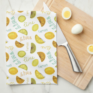 Linge De Cuisine Citron et citron vert Motif