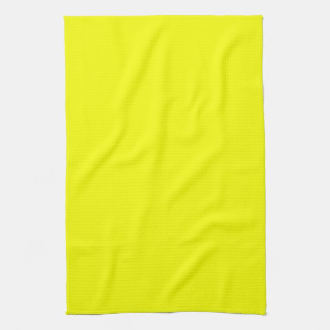 Linge De Cuisine Citron jaune Accent Couleur Personnaliser (Vertical)