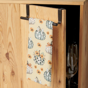 Linge De Cuisine Citrouille Automne Moderne Fermette Porche