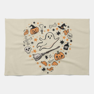 Linge De Cuisine Citrouille d'automne de Thanksgiving Halloween
