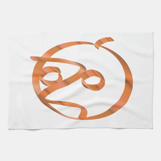 Linge De Cuisine Citrouille d'Halloween sur arrière - plan transpar (Horizontal)