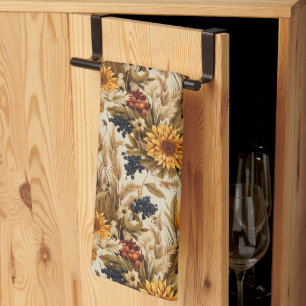 Linge De Cuisine Citrouilles dans le champ