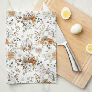 Linge De Cuisine Citrouilles rustiques d'automne