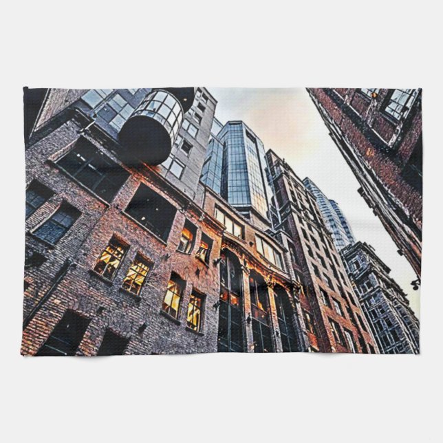 Linge De Cuisine City Brick Majesty (Horizontal)
