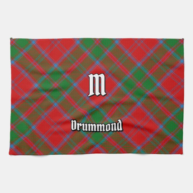 Linge De Cuisine Clan Drummond Tartan (Horizontal)