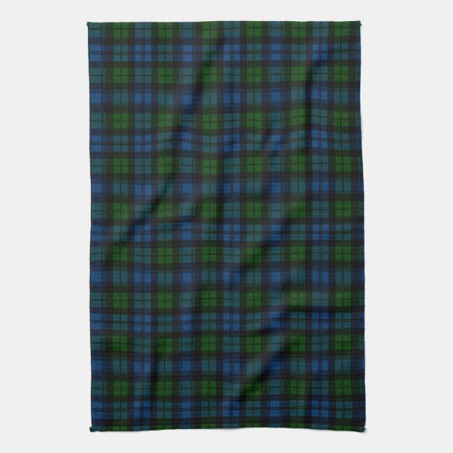 Linge De Cuisine Clan écossais Campbell Militaire Tartan Plaid (Vertical)