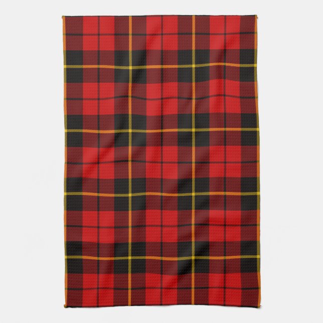 Linge De Cuisine Clan écossais Wallace Tartan Plaid (Vertical)