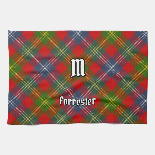 Linge De Cuisine Clan Forrester Tartan (Horizontal)