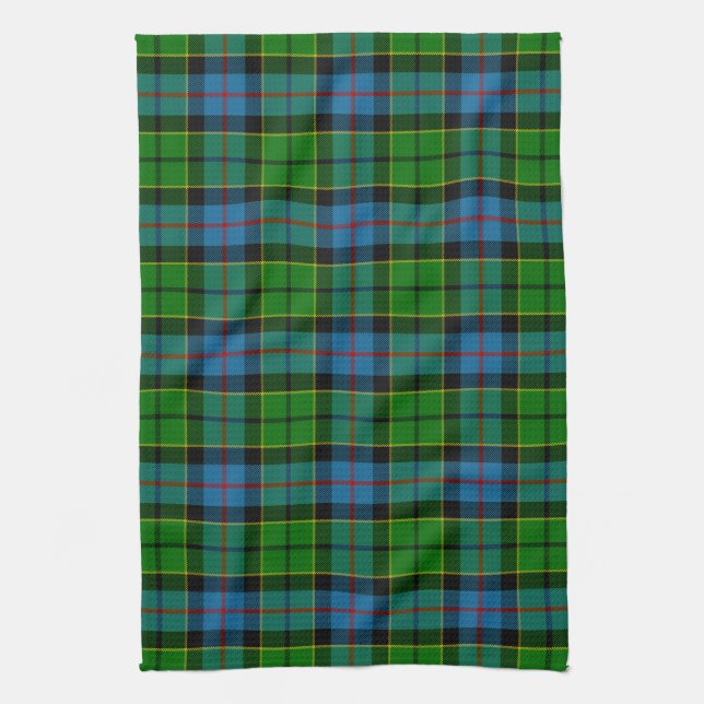 Linge De Cuisine Clan Forsyth Tartan (Vertical)