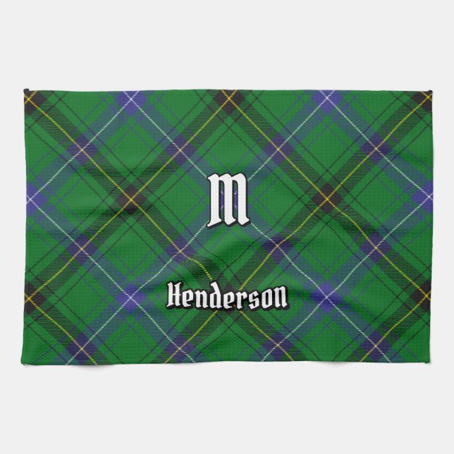 Linge De Cuisine Clan Henderson Tartan (Horizontal)