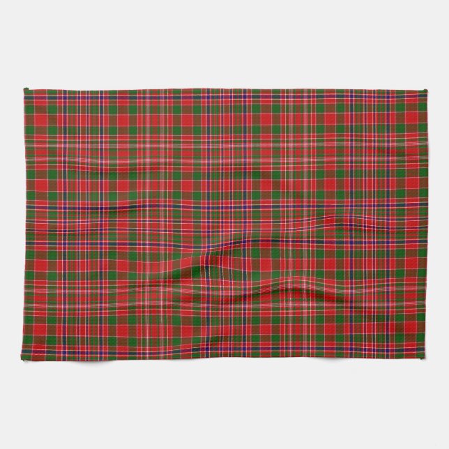 Linge De Cuisine Clan MacAlister Tartan Plaid (Horizontal)
