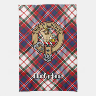 Linge De Cuisine Clan MacFarlane Crest sur le tatan de robe