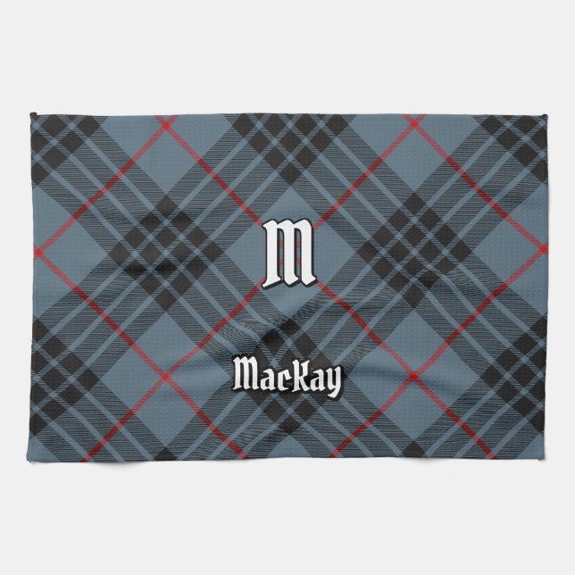 Linge De Cuisine Clan MacKay Blue Tartan (Horizontal)