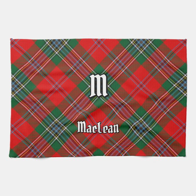 Linge De Cuisine Clan MacLean Tartan (Horizontal)
