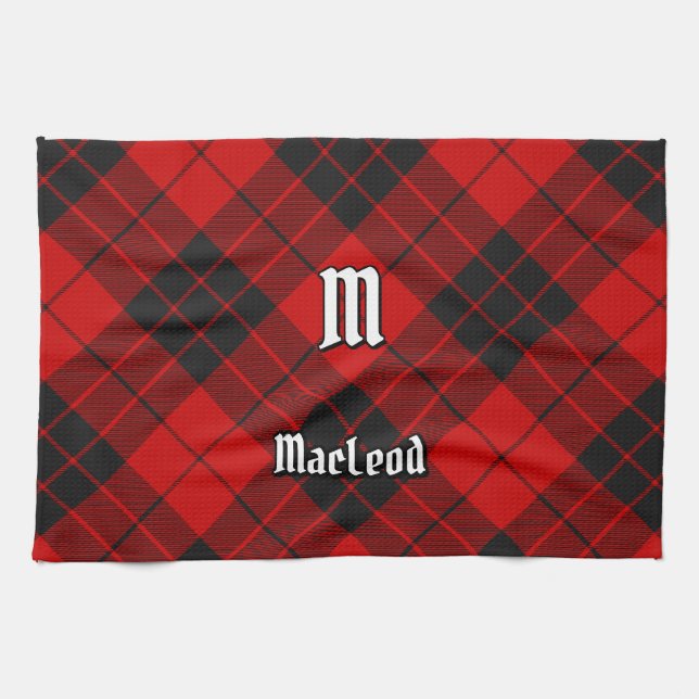 Linge De Cuisine Clan Macleod de Raasay Tartan (Horizontal)