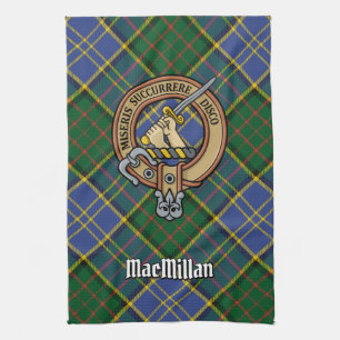 Linge De Cuisine Clan MacMillan Crest sur la chasse Tartan