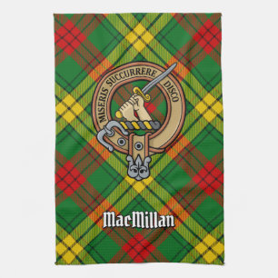 Linge De Cuisine Clan MacMillan Crest sur Tartan